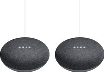 Google Nest Mini Gray Duo Pack Google Home set or bundle