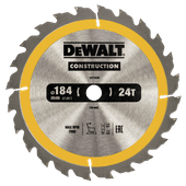 DeWalt Saw Blade for Wood 184x16x1.8mm (24T) Circular saw blades