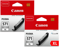 Canon CLI-571XL Cartouches Gris Lot de 2 Cartouche d'encre Canon PGI-570 ou CLI-571