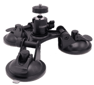 Caruba Triple Suction Cup PRO Mount Fixation pour action-cam