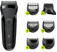 Braun Series 3 300BT Black Electric shaver with razor foil