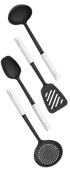 Brabantia Profile kitchen utensils non-stick, set of 4 Kitchen utensil set