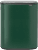 Brabantia Bo Touch Bin 2 x 30 Liter Pine Green Brabantia Bo vuilbak