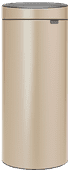 Brabantia Touch Bin 30L Metallic Gold Brabantia trash can