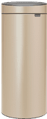 Brabantia Touch Bin 30L Metallic Gold Brabantia Touch Bin trash can