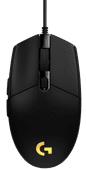 Logitech G203 Lightsync Gaming Mouse Black Wired mouse