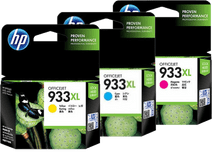 HP 933XL Cartridges Combo Pack Ink cartridges for HP OfficeJet printers