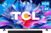 TCL 55" QLED P6L 4K (2026) + TCL S45H 2.0 Barre de Son Promotion : TV TCL