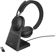 Jabra Evolve2 65 Link380a MS Stereo Stand Black Office headset