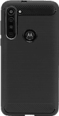 Just in Case Rugged Motorola Moto G8 Power Back Cover Zwart Just In Case hoesje
