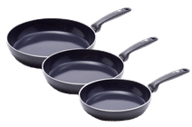 GreenPan Torino Set de 3 Poêles à Frire Poêle sans PFAS