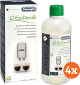 De'Longhi EcoDecalk Détartrant 4 x 500 ml Détartrant pour machine à café 