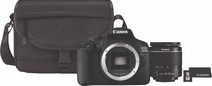 Canon EOS 2000D + 18-55mm f/3.5-5.6 DC III + Sacoche + 16 Go carte mémoire Appareil photo numérique