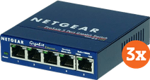 Netgear GS105 3-Pack Netwerk switch