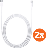 Apple Câble USB-C vers Lightning 1 m Matière Synthétique Blanc Lot de 2 