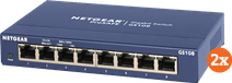 Netgear GS108 Duo Pack Netwerk switch