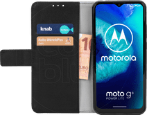Just in Case Wallet Motorola Moto G8 Power Lite Book Case Zwart Just In Case hoesje