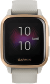 Garmin Venu Sq Music Or/Beige Montre de course à pied avec lecteur de musique