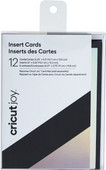 Cricut Joy Cartes à insérer Pack de douze Noir/Holographique Matériau pour machines de découpe Cricut