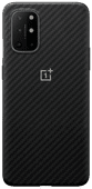 OnePlus 8T Karbon Back Cover Zwart Oneplus hoesje