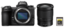 Nikon Z6 + Nikkor Z 24-70mm f/4 S + 64 GB XQD Geheugenkaart Nikon full frame systeemcamera