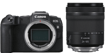 Canon EOS RP + RF 24-105mm f/4-7.1 IS STM Camera with a tiltable screen