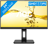 AOC Q24P2Q Business monitor with swivel base