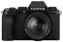 Fujifilm X-S10 Black + XF 18-55mm f/2.8-4 R LM OIS Mirrorless camera for professional photography