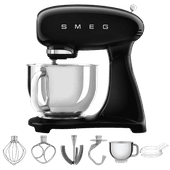 SMEG SMF03BLEU Noir Cadeau : cuisine & pâtisserie