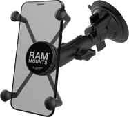 RAM Mounts Universal Phone Mount Car Suction Cup Windshield/Dashboard Large 