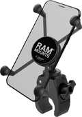 RAM Mounts Universele Telefoonhouder Motor Tough-Claw Stuur Groot iPhone houder