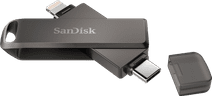 SanDisk iXpand Flash Drive Luxe 128 Go Type-C + Connecteur Lightning 