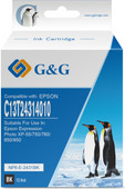 G&G 24XL Cartridge Zwart G&G cartridge voor Epson printer