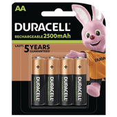 Duracell Recharge Ultra AA batteries 4 pieces 