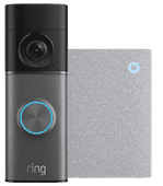 Ring Wired Video Doorbell 4K Pro Grey + Chime Ring bedrade deurbel