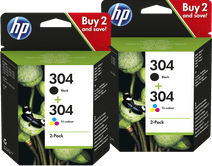 HP 304 Cartridges Duo Combo Pack Inktpatronen voor HP Envy printers