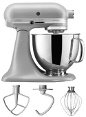 KitchenAid Artisan mixeur 5KSM125EFG Mat Grey Robot de cuisine pour des préparations moyennes et volumineuses
