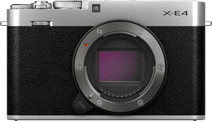 Fujifilm X-E4 Zilver + MHG-XE4 + TR-XE4 Fujifilm systeemcamera