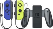 Nintendo Switch Joy-Con set Blauw/Neon Geel + Nintendo Switch Joy-Con Charge Grip 