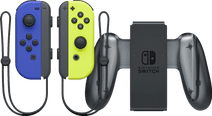 Nintendo Switch Joy-Con Set Blue/Neon Yellow + Nintendo Switch Joy-Con Charge Grip Controller