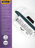 Fellowes A4 Cleaning Sheets 10 Units 