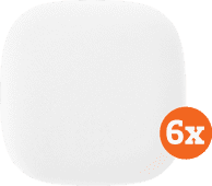 Jalo Kupu Smoke Detector White (10 years) 6-pack Smoke detector on battery power