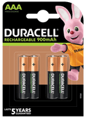 Piles AAA Duracell Recharge Ultra 4 pièces Batterie