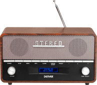 Denver DAB-36 Brun Foncé Radio rétro