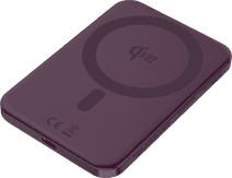 BlueBuilt Batterie Externe Sans Fil avec Qi2 et MagSafe 5000 mAh avec Charge Rapide 20 Watts Rouge Batterie externe 5000 mAh