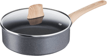 Tefal Natural Force High-sided Skiller with Lid 24cm Tefal high-sided skillet