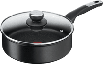 Tefal Unlimited Poêle Paysanne avec Couvercle 24 cm Poêles Tefal avec revêtement antiadhésif standard