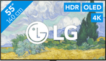 LG OLED55G1RLA (2021) Televisie met televisiebeugel