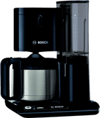 Bosch Styline TKA8A053 Black Filter coffee machine with thermos