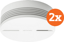 Netatmo Détecteur de Fumée Connecté (10 ans) Lot de 2 Détecteurs de fumée compatible avec IFTT